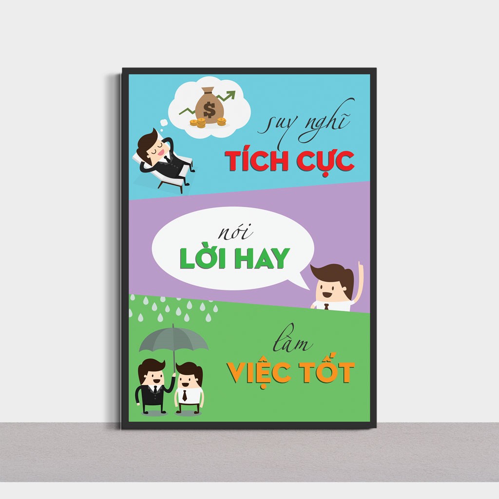Tranh slogan, Tranh Treo Tường Văn Phòng chuẩn đẹp, Tạo Động Lực Làm việc  tại innamdinh.vn