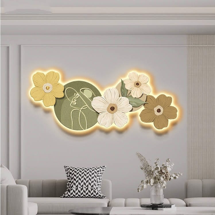 Tranh tráng gương , Đèn LED