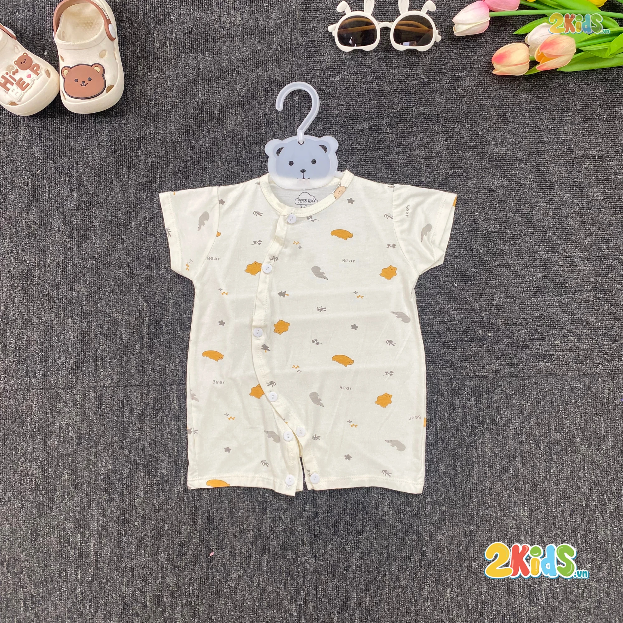 Bộ body dáng đùi cho bé họa tiết xinh xắn