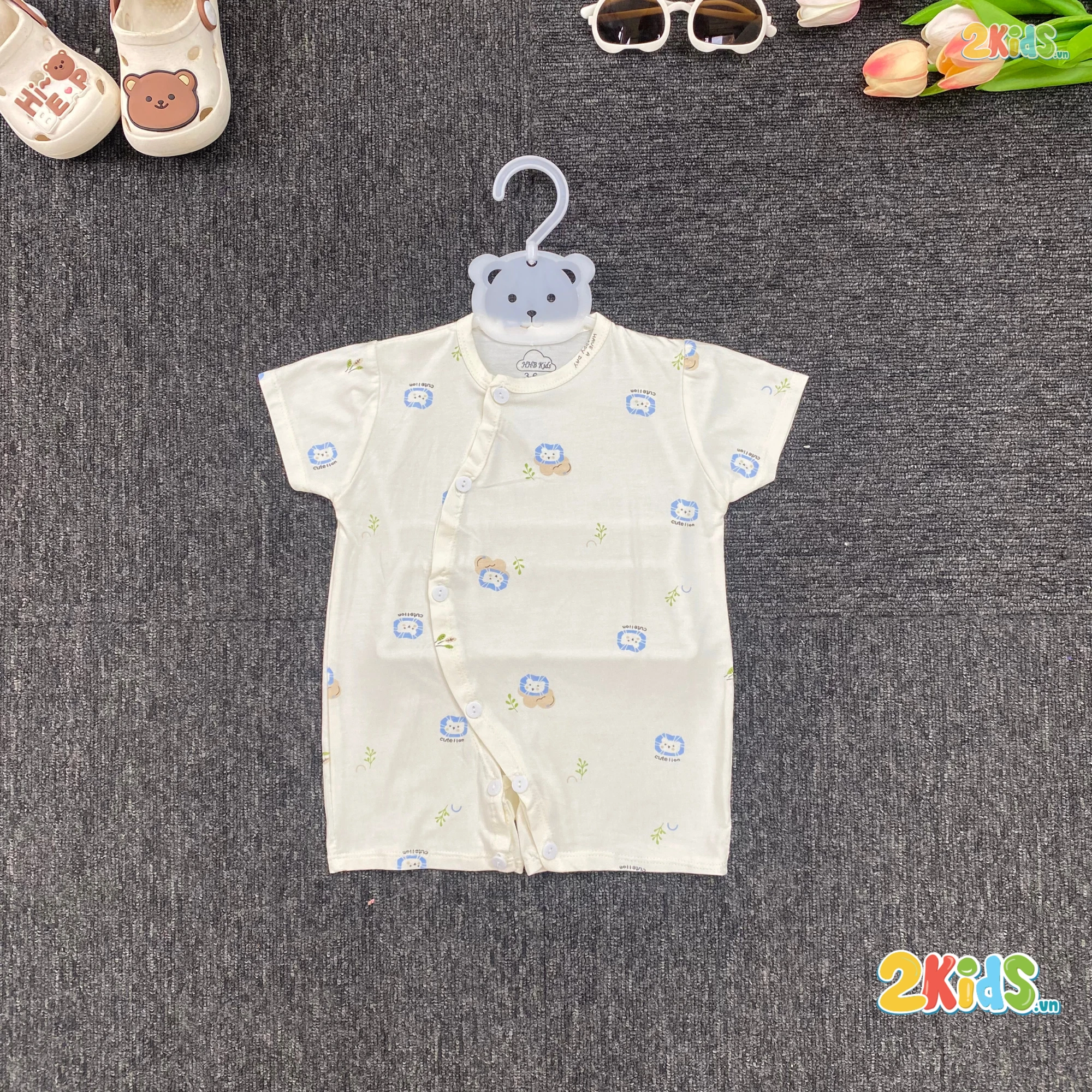 Bộ body dáng đùi cho bé họa tiết xinh xắn