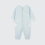 Bộ body sơ sinh La Pomme dài tay gấu con ngộ nghĩnh