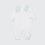 Bộ body sơ sinh La Pomme dài tay Happy Friend