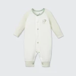 Bộ body sơ sinh La Pomme dài tay in hình dễ thương