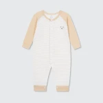 Bộ body sơ sinh La Pomme dài tay kẹo ngọt bé con