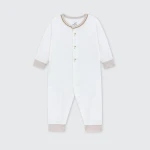 Bộ body sơ sinh La Pomme dài tay mùa hè của bé