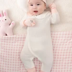 Bộ body sơ sinh La Pomme dài tay người bạn trong vườn