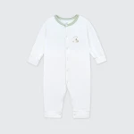 Bộ body sơ sinh La Pomme dài tay nông trại