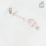 Bộ body sơ sinh La Pomme dài tay phối viền gấu nhỏ