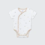 Bộ bodysuit sơ sinh La Pomme cộc tay họa tiết bé xinh