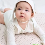 Bộ bodysuit sơ sinh La Pomme dài tay Happy Friend