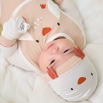 Bộ bodysuit sơ sinh La Pomme dài tay ngỗng con