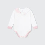 Bộ bodysuit sơ sinh La Pomme dài tay người bạn trong vườn