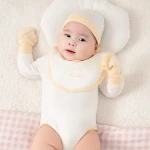 Bộ bodysuit sơ sinh La Pomme dài tay người bạn trong vườn