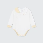 Bộ bodysuit sơ sinh La Pomme dài tay người bạn trong vườn