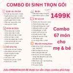 Combo đi sinh gói cơ bản