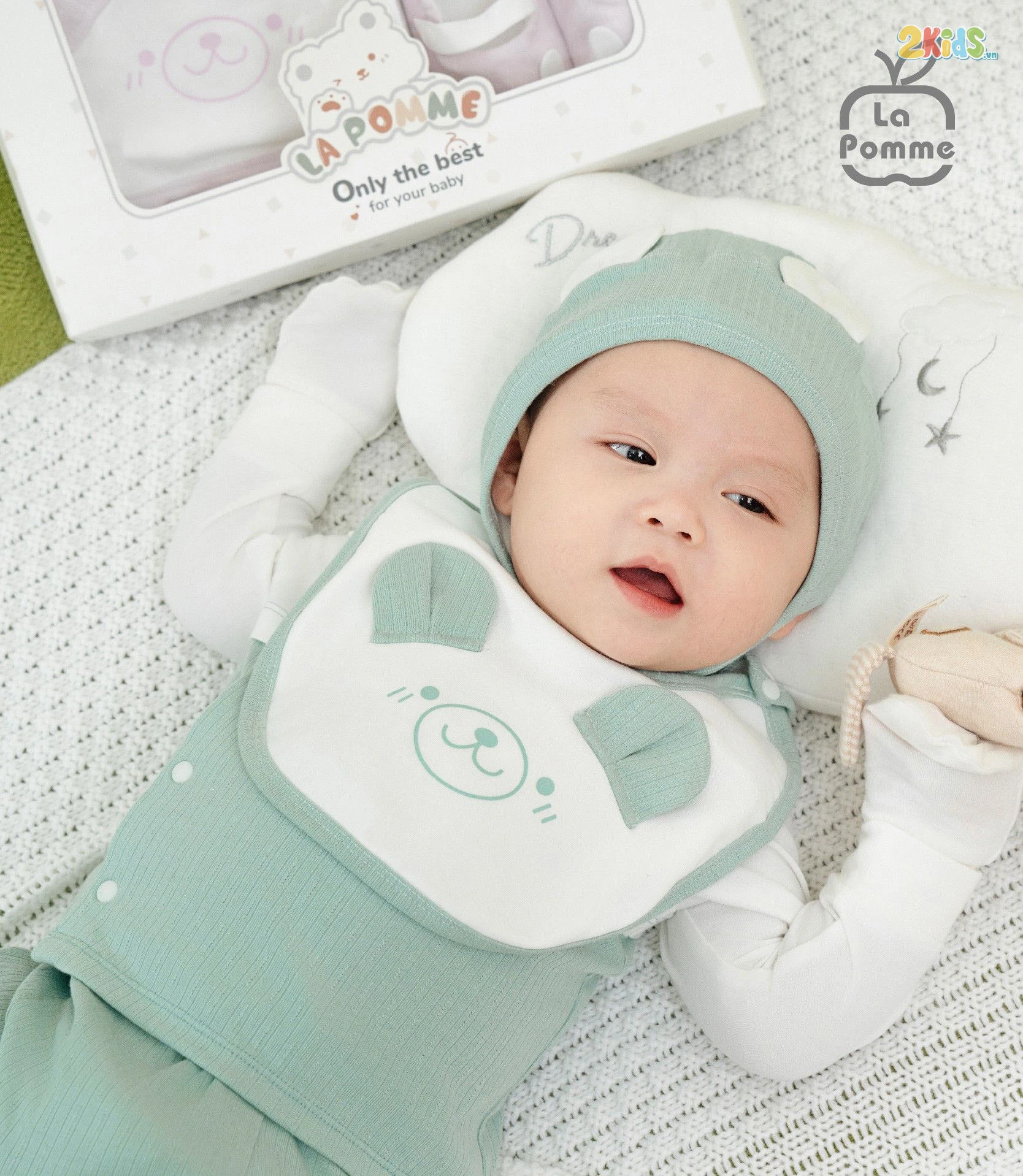 Quà tặng sơ sinh La Pomme Wonder Box - Quần áo rời