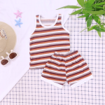 Bộ Quần Áo Sơ Sinh Unchi Ba Lỗ Thun Tăm