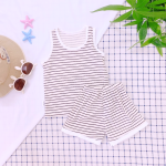 Bộ Quần Áo Sơ Sinh Unchi Ba Lỗ Thun Tăm