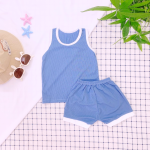 Bộ Quần Áo Sơ Sinh Unchi Ba Lỗ Thun Tăm