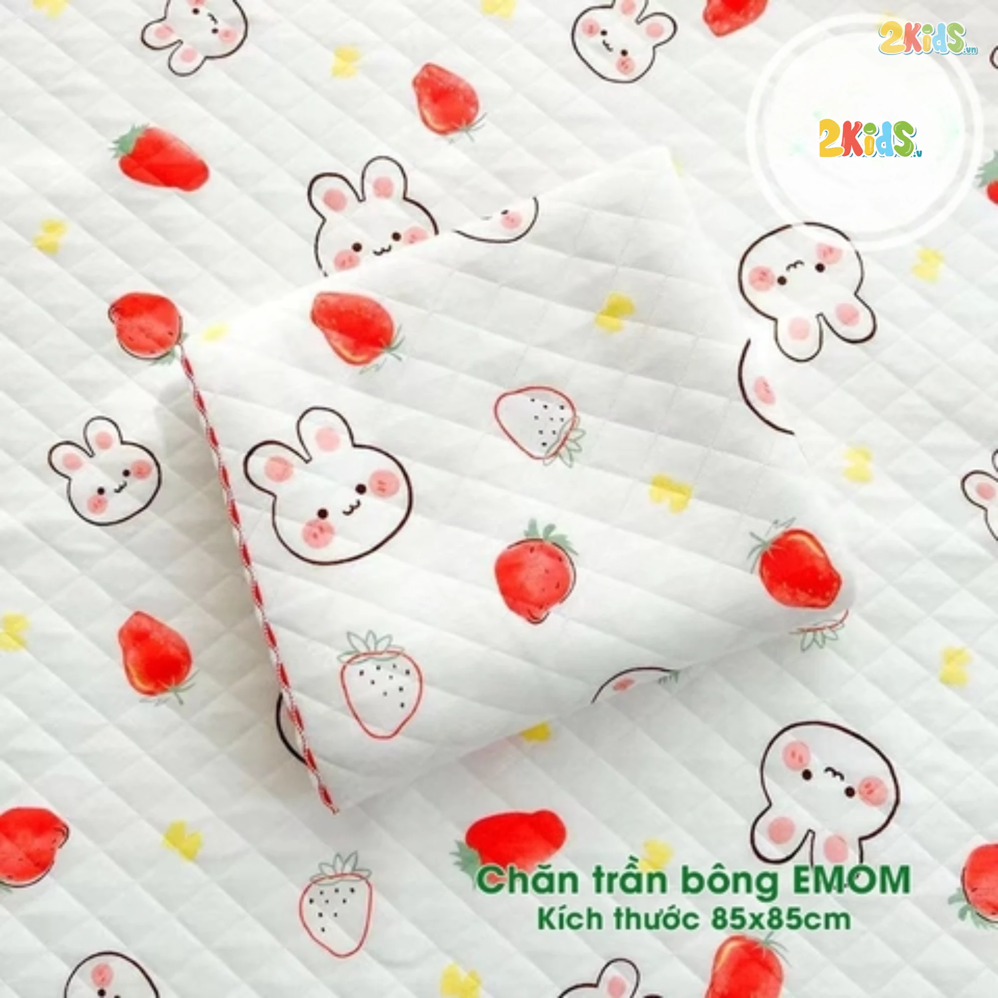 Chăn trần bông EMOM 85x85cm