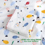 Chăn trần bông EMOM 85x85cm