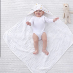 Chăn xô sợi tre muslin có mũ