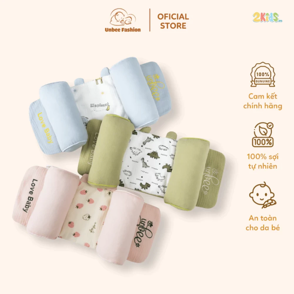 Gối định hình đầu chống méo Unbee xô Muslin