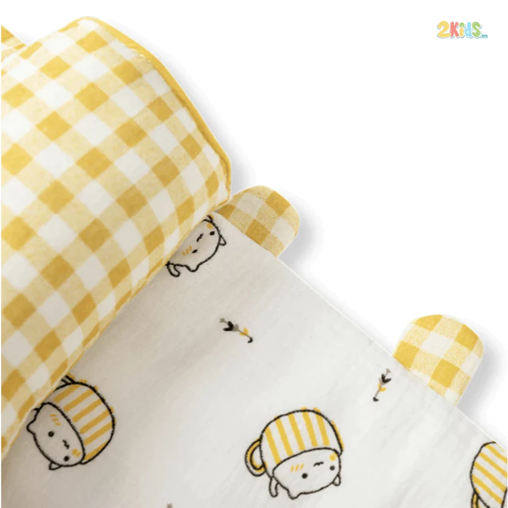 Gối định hình đầu chống méo Unbee xô Muslin