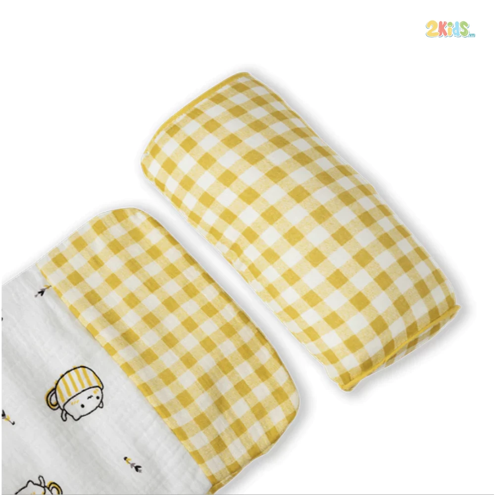 Gối định hình đầu chống méo Unbee xô Muslin