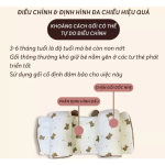 Gối định hình đầu chống méo Unbee xô Muslin