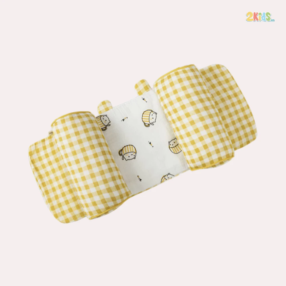 Gối định hình đầu chống méo Unbee xô Muslin