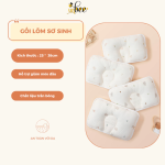 Gối lõm chống bẹp đầu sơ sinh Unbee bamboo trần bông