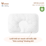 Gối lõm chống bẹp đầu sơ sinh Unbee bamboo trần bông
