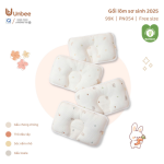 Gối lõm chống bẹp đầu sơ sinh Unbee bamboo trần bông