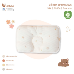 Gối lõm chống bẹp đầu sơ sinh Unbee bamboo trần bông