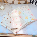 Gối sơ sinh chữ nhật vải xô mịn