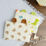 Gối sơ sinh Win tai gấu xô Muslin