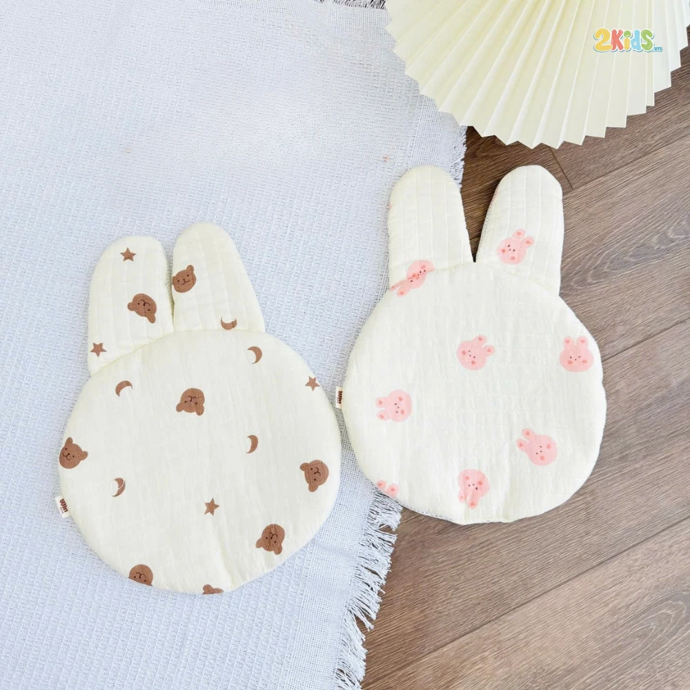 Gối sơ sinh thông hơi tai thỏ