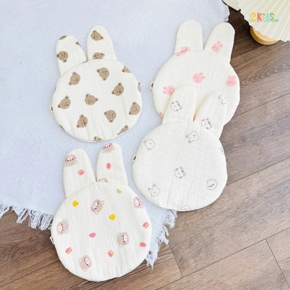 Gối sơ sinh thông hơi tai thỏ