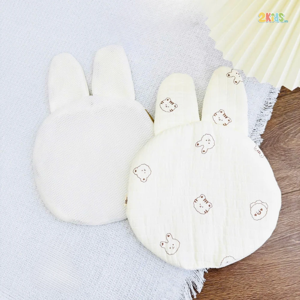Gối sơ sinh thông hơi tai thỏ