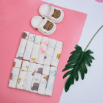 Set 6c khăn sữa xô Muslin Emom 2 lớp