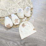 Set mũ bao tay bao chân hoạ tiết Anchee