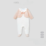 Bộ body sơ sinh NOUS dài tay có tất và áo vest