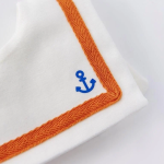 Bộ body sơ sinh Nous dài tay mix yếm in họa tiết