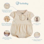 Bộ bodysuit sơ sinh Bu baby ngắn tay cổ Polo