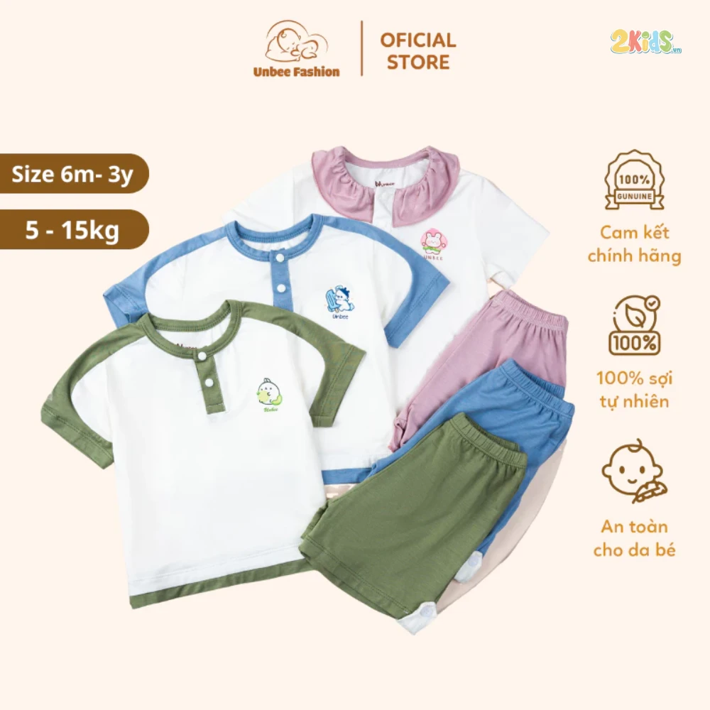 Bộ cộc tay bổ trụ bé trai + gái