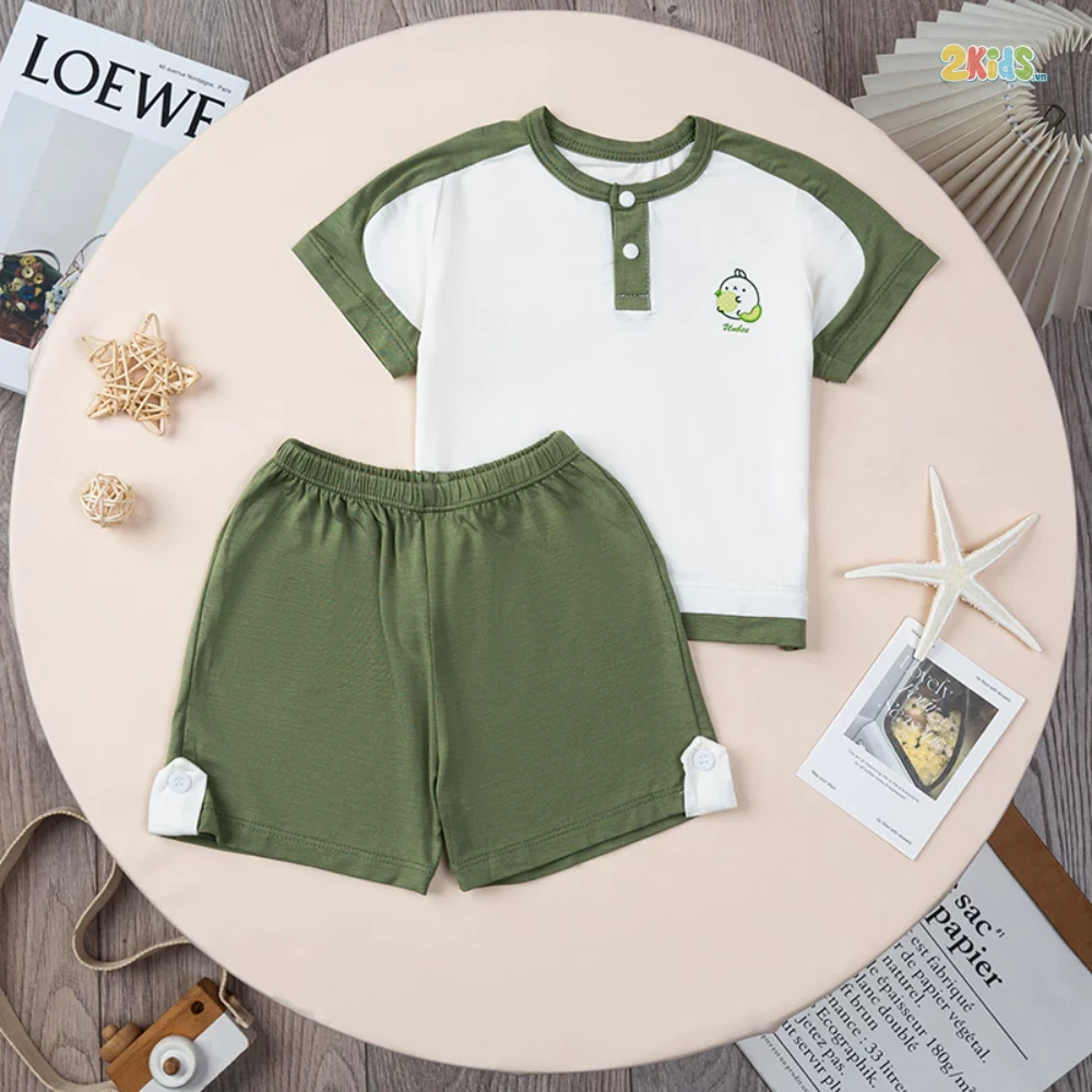 Bộ cộc tay bổ trụ bé trai + gái