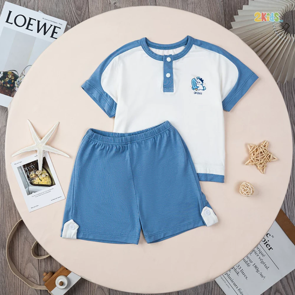 Bộ cộc tay bổ trụ bé trai + gái