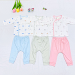 Bộ dài tay khuy bấm, chất liệu Petit siêu mát mịn