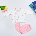 Bộ dài tay khuy bấm, chất liệu Petit siêu mát mịn